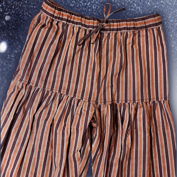 Free People Ellie Striped Pull on Barrel Pants - Picture 5 of 15